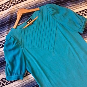 Vintage Turquoise Tunic Dress